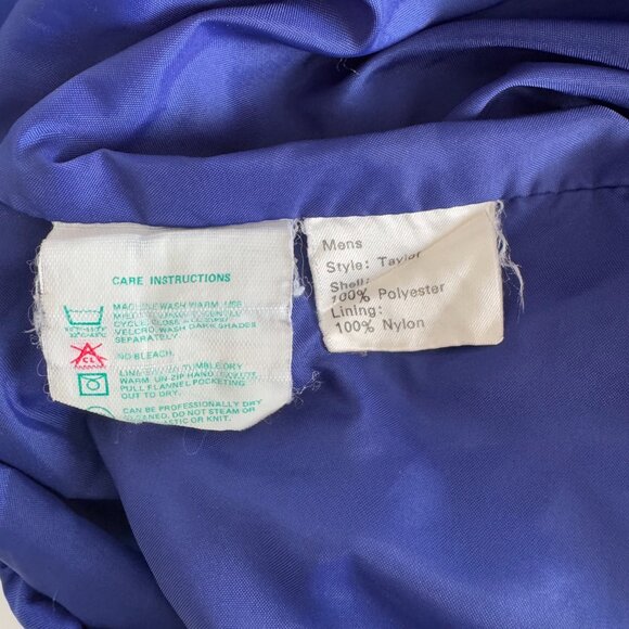 NILS Vintage Ski Jacket 1/2 Zip/Snap Pullover Hooded Windbreaker Size Large - Picture 11 of 12